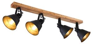 Globo Lighting Plafondlamp modern hout 'Gunter' E27 fitting modern 820mm