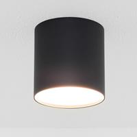 LICHT-ERLEBNISSE Moderne Spot Lampe Decke Schwarz GU10 Ø13cm POINT
