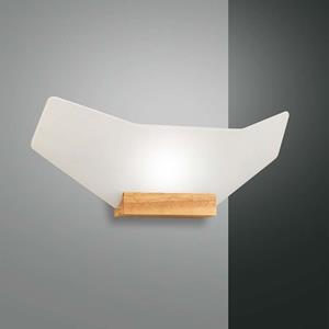 FABAS LUCE LED Wandlampe Flap 1350lm Eichenholz - 
