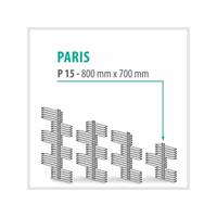 TRMX Paris Weiß - Badheizkörper Handtuchheizkörper Handtuchheizung | Höhe: 800 mm