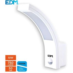 EDM Außenwandleuchte LED 10W 750 Lumen 6.400k mit Sensor 32536 - 