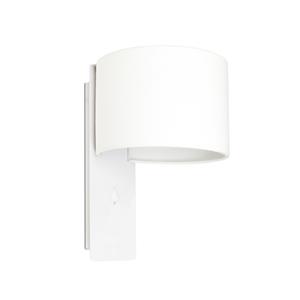Faro Fold - wandverlichting met schakelaar - 20 x 22 x 30 cm - mat wit