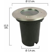 MAURER Einbau-LED-Scheinwerfer IP67 Inox