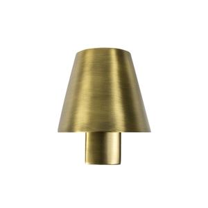 Faro Le Petit - wandverlichting - 11 x 9 x 14 cm - 4W LED incl. - satijn goud