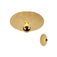 QAZQA Moderne Deckenlampe Gold 40cm - Disque