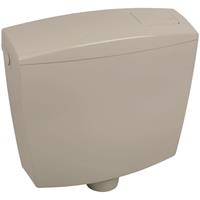 SANITOP-WINGENROTH Spülkasten Topas | Kunststoff Spül-Stopp-Funktion 6-9 Liter Tiefspülkasten WC, Toilette Manhattan