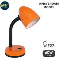 EDM Desktop Flexo Amsterdam Modell E27 40w Orange - 