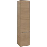 Villeroy & boch Subway 3.0 kast hoog 171x40cm 2 deur 1 schap links nordic oak c58600vj