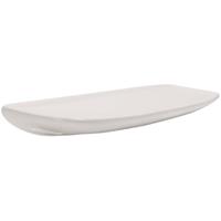 AQUASU '  Badablage | 60 cm | Weiß | Keramik | Maße: 62 x 13,5 cm | Porenfreie Oberfläche | Mit Überla