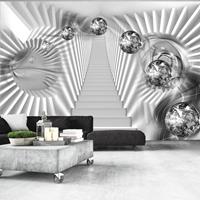 Artgeist Silver Stairs Vlies Fotobehang