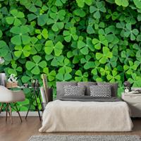 Artgeist Green Clover Vlies Fotobehang