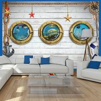 Artgeist Tree Portholes Vlies Fotobehang