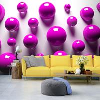 ARTGEIST Fototapete Purple Balls cm 100x70 