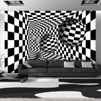 Artgeist Black & White Corridor Vlies Fotobehang