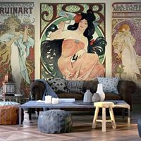 Artgeist Alphonse Mucha WomenS Vlies Fotobehang