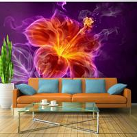 ARTGEIST Fototapete Fiery flower in purple cm 100x70 
