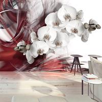 ARTGEIST Fototapete Orchid in red cm 100x70 