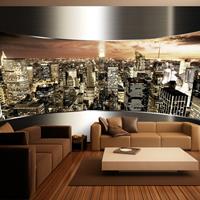 Artgeist Panorama of New York City Vlies Fotobehang