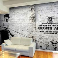 Artgeist Banksy Graffiti Area Vlies Fotobehang