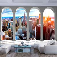 Artgeist Pillars and New York Vlies Fotobehang