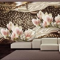 Artgeist Pearls and Magnolias Vlies Fotobehang