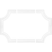 HEXIM PERFECT Wand- und Deckenumrandung | Fries | Stuck | Rahmen | stoßfest | AD325:Segment AD325-12 | 230 x 230 x 15 mm