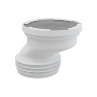 ALCAPLAST A991 exzentrischer WC Anschluß Stutzen DN 80 - 110 weiß ø 105 - 115 mm: 40mm Versatz - 