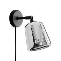 newworks New Works Material wandlamp met snoerschakelaar NW 20165 Roestvrij staal