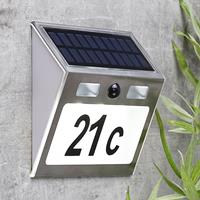 Huismerk Premium Huisnummer Met Bewegingssensor Solar - LED