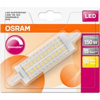 Osram LED SUPERSTAR LINE 118 150 BLI K DIM Warmweiß SMD Klar R7s Stablampe, 271975