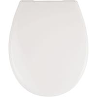 SANITOP-WINGENROTH SITZPLATZ WC-Sitz mit Absenkautomatik, Weiß, hochwertiger Duroplast Toilettensitz,Top-Fix Befestigung von oben, abnehmbar, Metall-Scharniere,