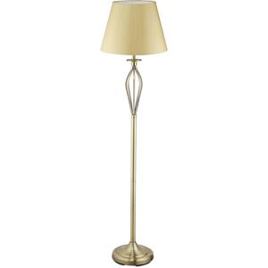 RELAXDAYS Schirmlampe, dekorative Stehlampe mit Schalter, antikes Design, E27-Fassung, Dekolampe, HD: 158 x 39 cm, gold