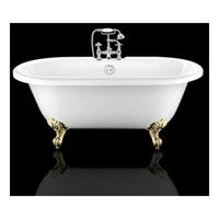 ROGIER & MOTHES Rogier&mothes - Freistehende Badewanne mit Füßen CHELSEA Adlerfüße GOLD 170 cm