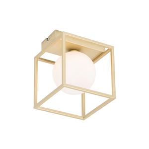 QAZQA Plafondlamp aniek - Goud/messing - Design - L 16cm