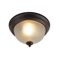 QAZQA Plafondlamp classico - Bruin - Klassiek | Antiek - D 280mm