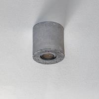 EULUNA Plafondlamp Ara als cilinder van beton