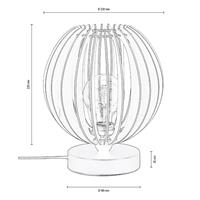 Envolight Clay tafellamp, berkenmultiplex, 22cm