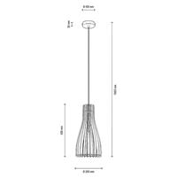 Envolight Furn hanglamp, berkenmultiplex, 1-lamp