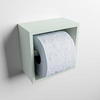 Mondiaz Easy CUBE 160 inbouw/opbouw toiletrolhouder 16x8,6 Greey