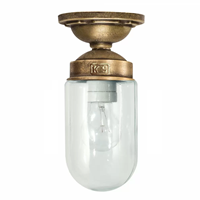 KS Verlichting Plafondlamp One-Eighty brons