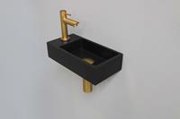 Ink Versus fonteinpack - ls - quartz zwart - toebehoren brushed mat goud