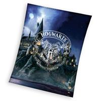 Harry Potter Fleece Deken Hogwarts - 150 X 200 Cm - Polyester