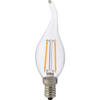 BES LED LED Lamp - Kaarslamp - Filament Flame - E14 Fitting - 4W - Warm Wit 2700K