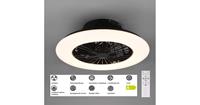 Reality Light ventilator plafond LED met afstandsbediening - plafond ventilator lamp - Zwart / Wit