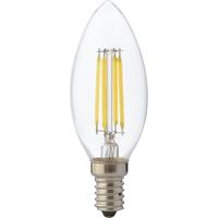BES LED LED Lamp - Kaarslamp - Filament - E14 Fitting - 6W Dimbaar - Warm Wit 2700K