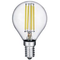 BES LED LED Lamp - Filament - Trion Topus - 4W - E14 Fitting - Warm Wit 3000K - Transparent Helder - Aluminium