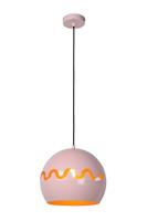 Lucide Corry hanglamp kinderkamer diameter 28 cm 1xE27 roze