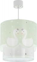 Dalber hanglamp Sweet Love junior 26 x 40 cm E27 groen/wit