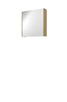 Bewonen Comfort spiegelkast met houten deur - Ideal oak - 60x60cm