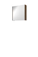 Bewonen Comfort spiegelkast met houten deur - Cabana oak - 60x60cm